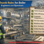 Boiler thumb rules