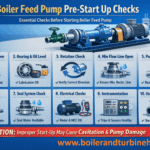 Boiler feed pumps start up checks