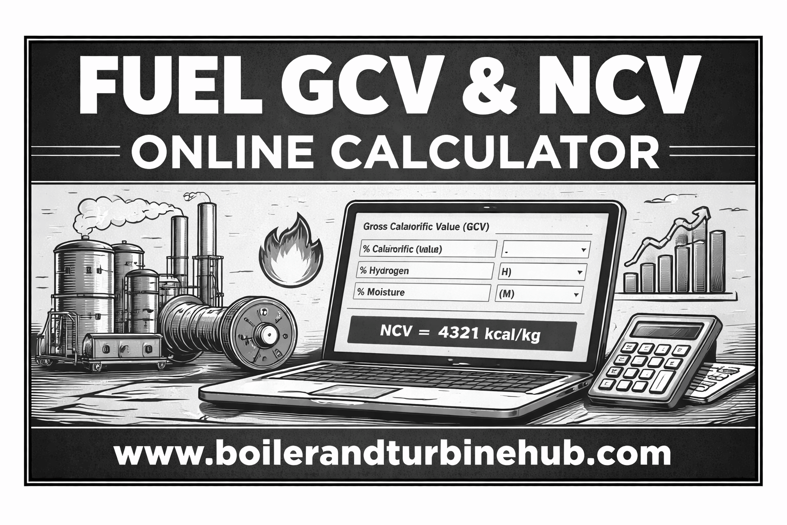 Fuel GCV & NCV Online Calculator