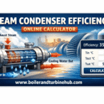 Steam Condenser Efficiency – Online Calculator