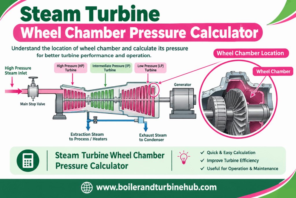 Steam Turbine Wheel Chamber Pressure Calculator